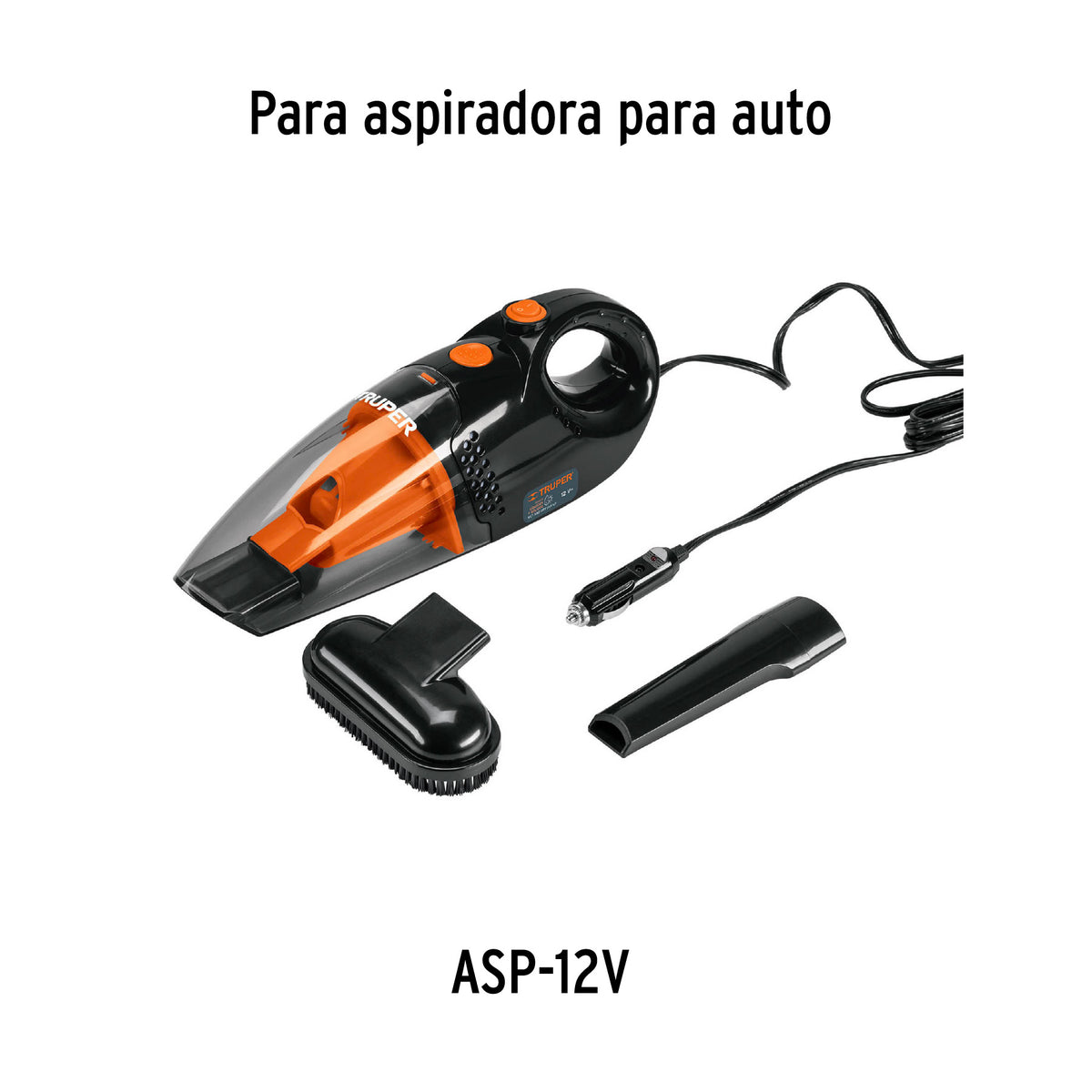 Boquilla para Aspiradora de Auto, ASP-12 V, Truper