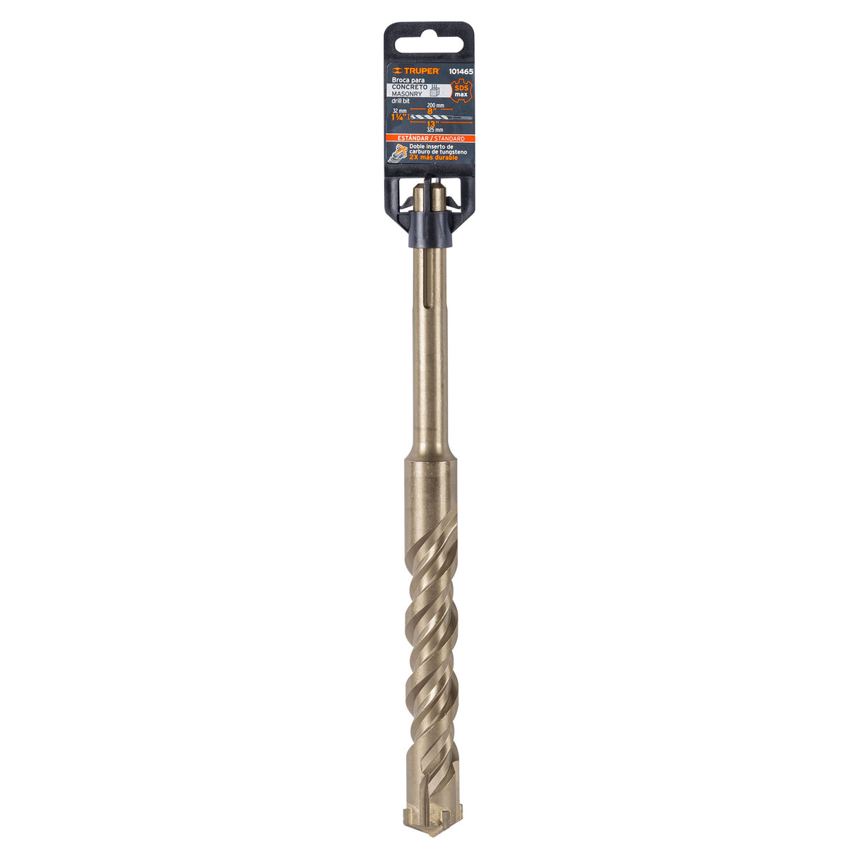Broca SDS Ma X de 1-1/4 X 13', Truper