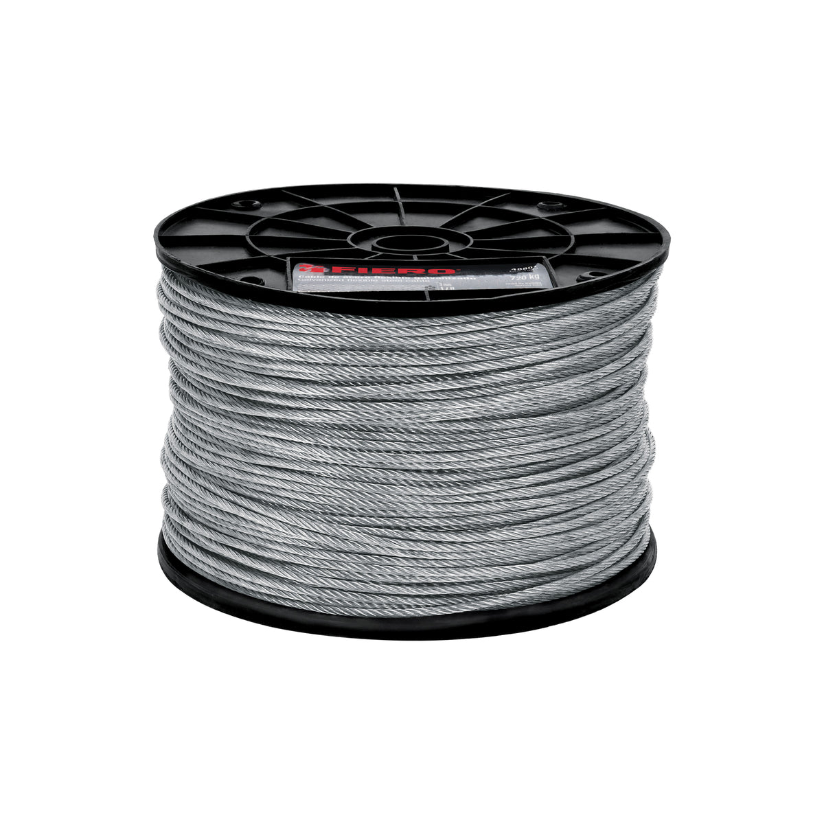 Metro de Cable Flexible 1/8' de Acero 7X19 Hilos, 300 m