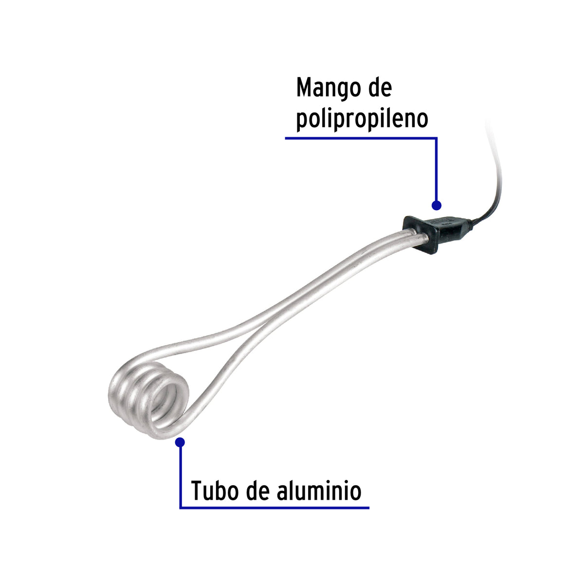 Calentador de Inmersión para Agua #6 de 23 L, 1100 W, Volteck