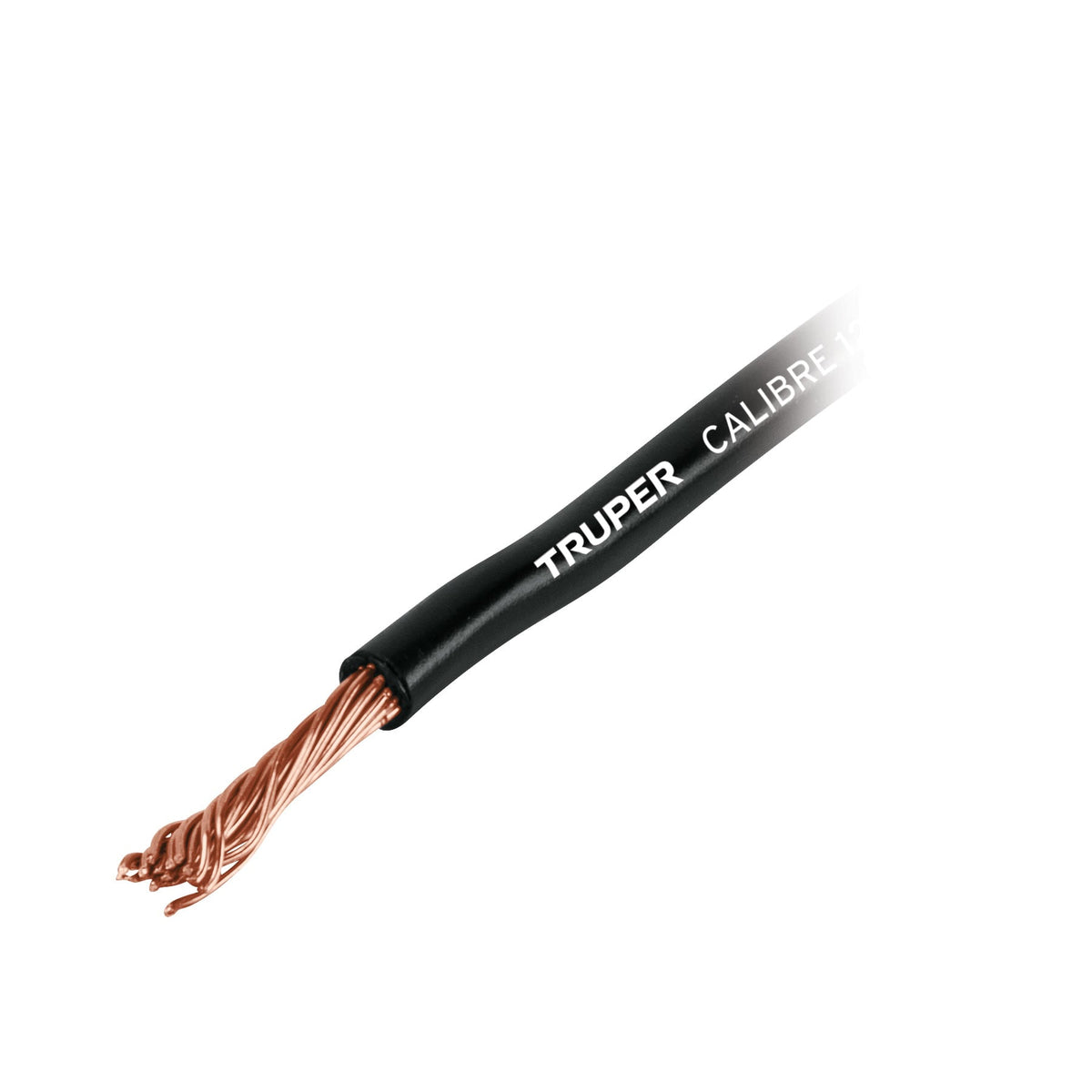 Carrete con 3.5 m de Cable Primario Negro Calibre 12, Truper