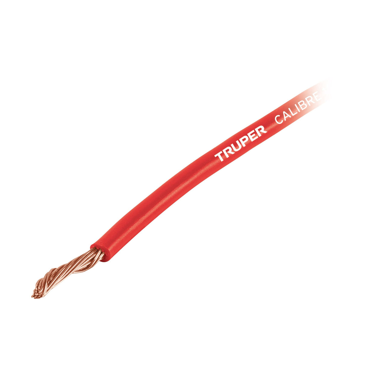 Carrete con 9 m de Cable Primario Rojo Calibre 16, Truper