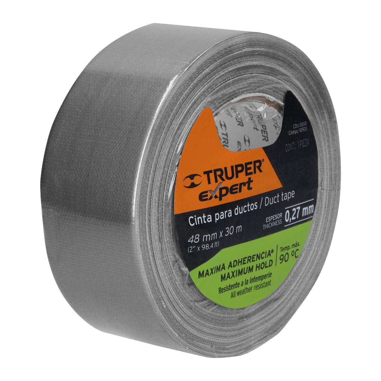 Cinta para Ducto 30M X 48 mm, Espesor 0.27 mm, Expert