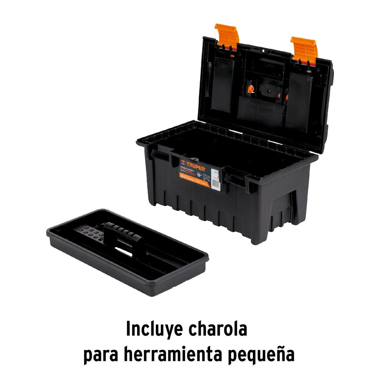 Caja para Herramienta de 19' con Compartimentos, Truper