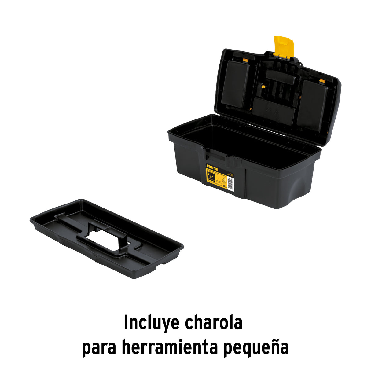 Caja para Herramienta de 13' con Compartimentos, Pretul