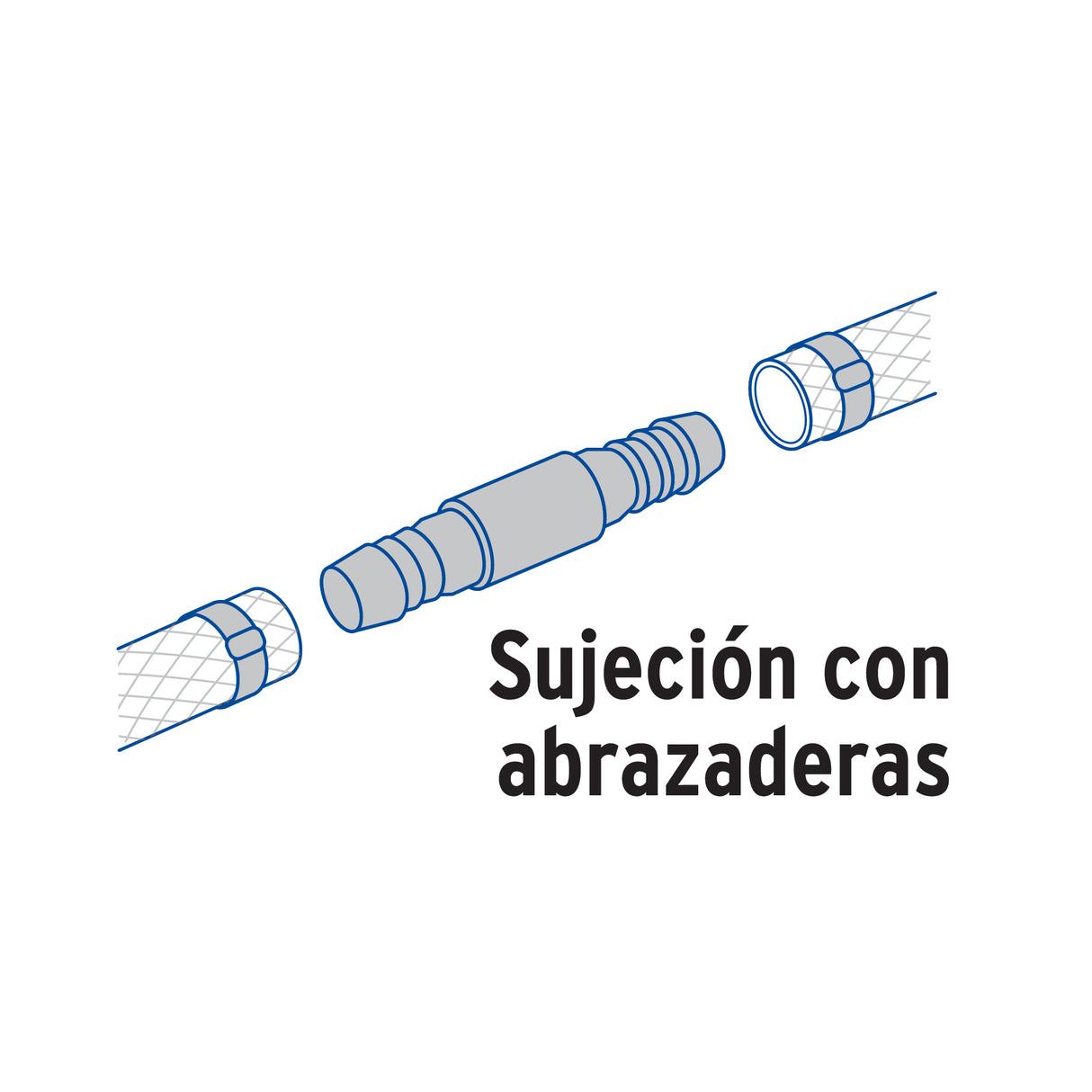 Cople Inserción de 3/8' de Polipropileno, Foset