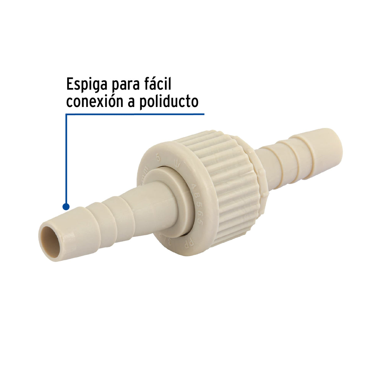 Juego de Conectores de 3/8' de Polipropileno, Foset