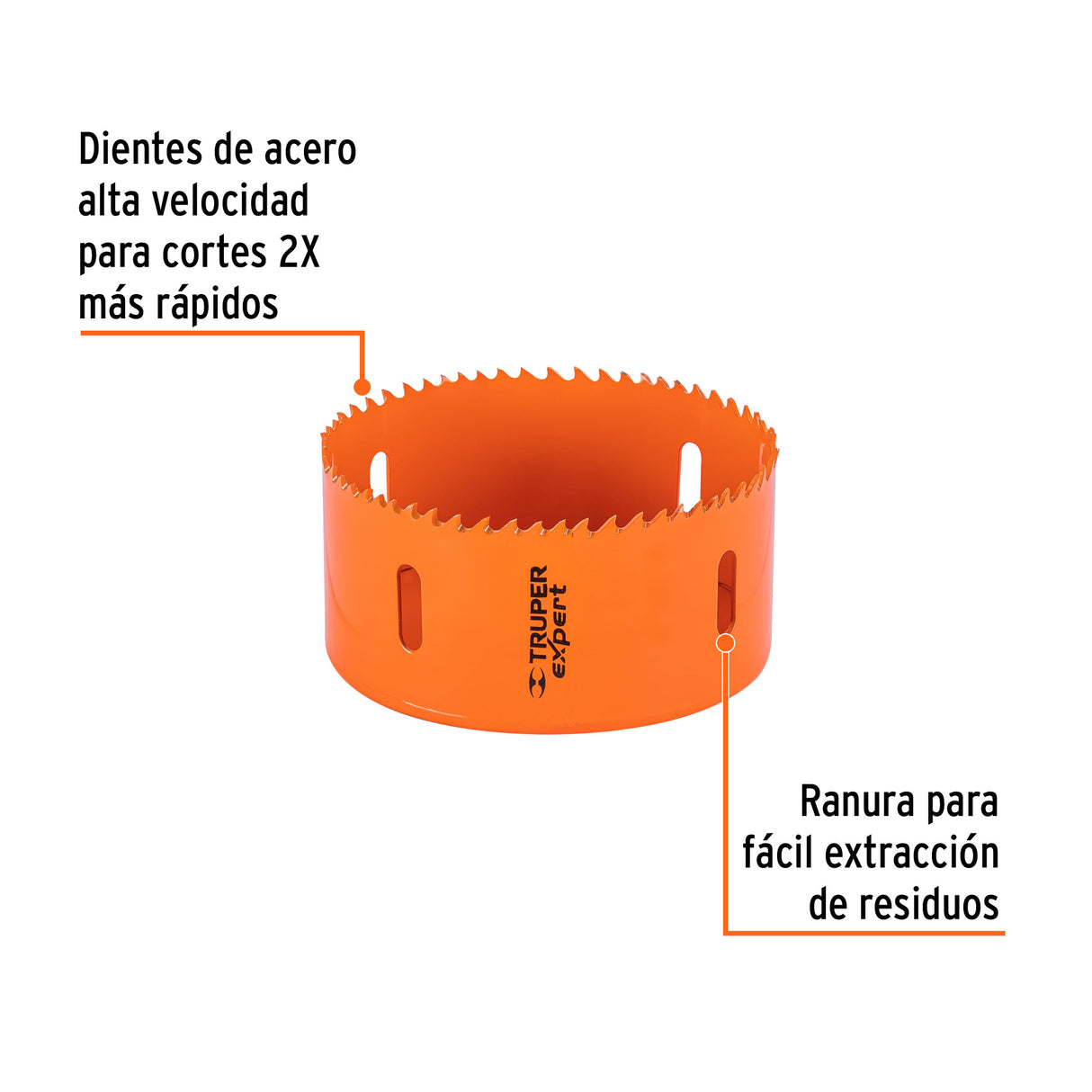 Brocasierra Bimetálica 4', Truper Expert