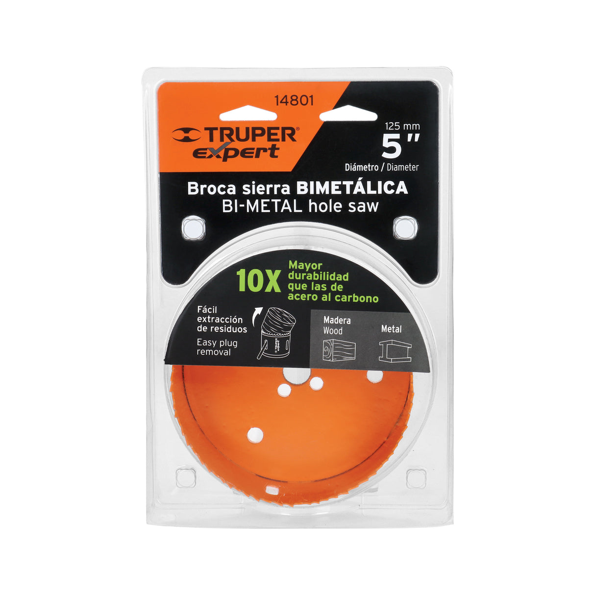 Brocasierra Bimetálica 5', Truper Expert