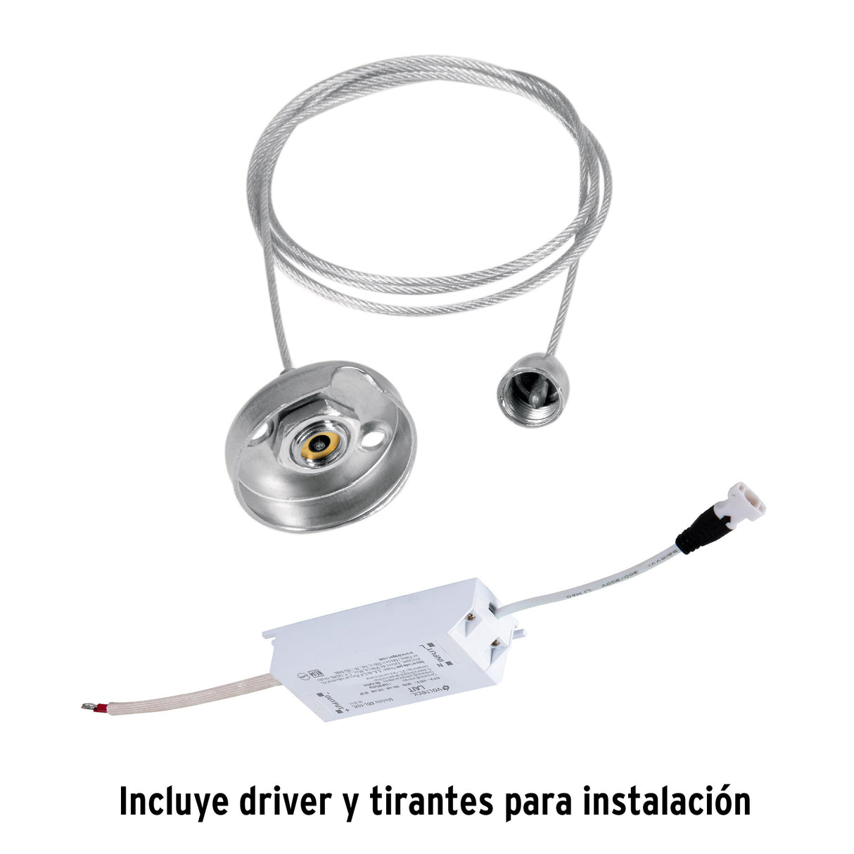 Panel LED 45 W 6500K, 30X120 cm, Empotrable/Colgante, Volteck