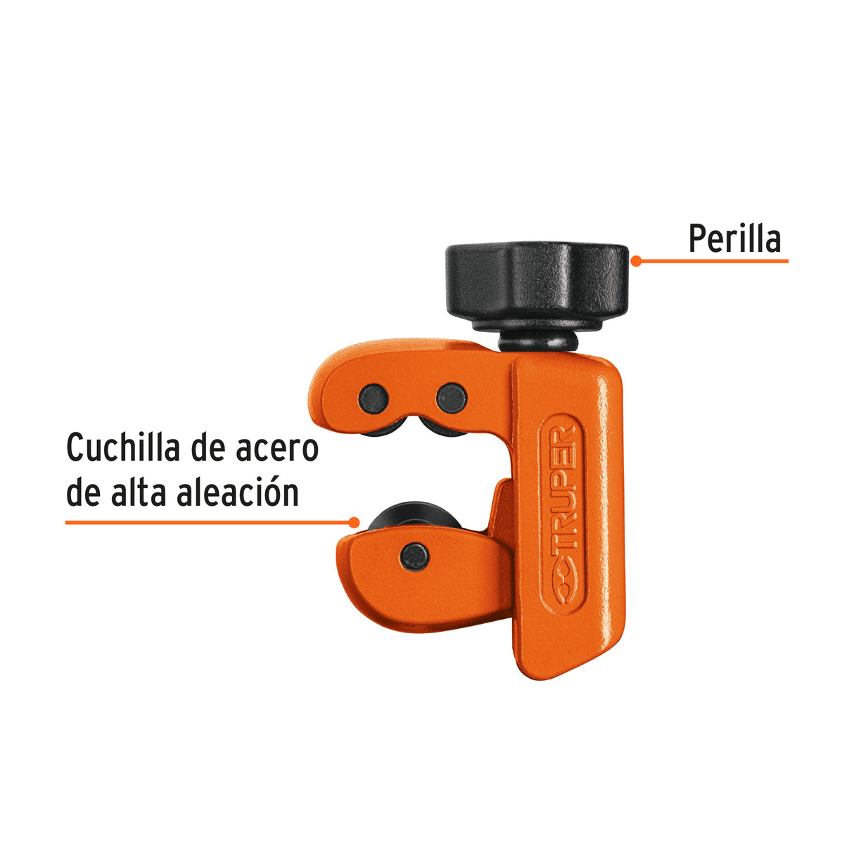 Mini Cortador de Tubo de Cobre 1/8' a 1-1/8' Cuchilla 18 mm