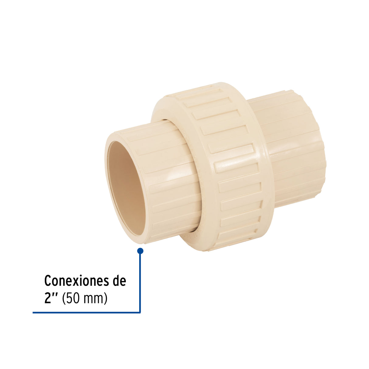 Tuerca Unión Lisa de CPVC 2', Foset