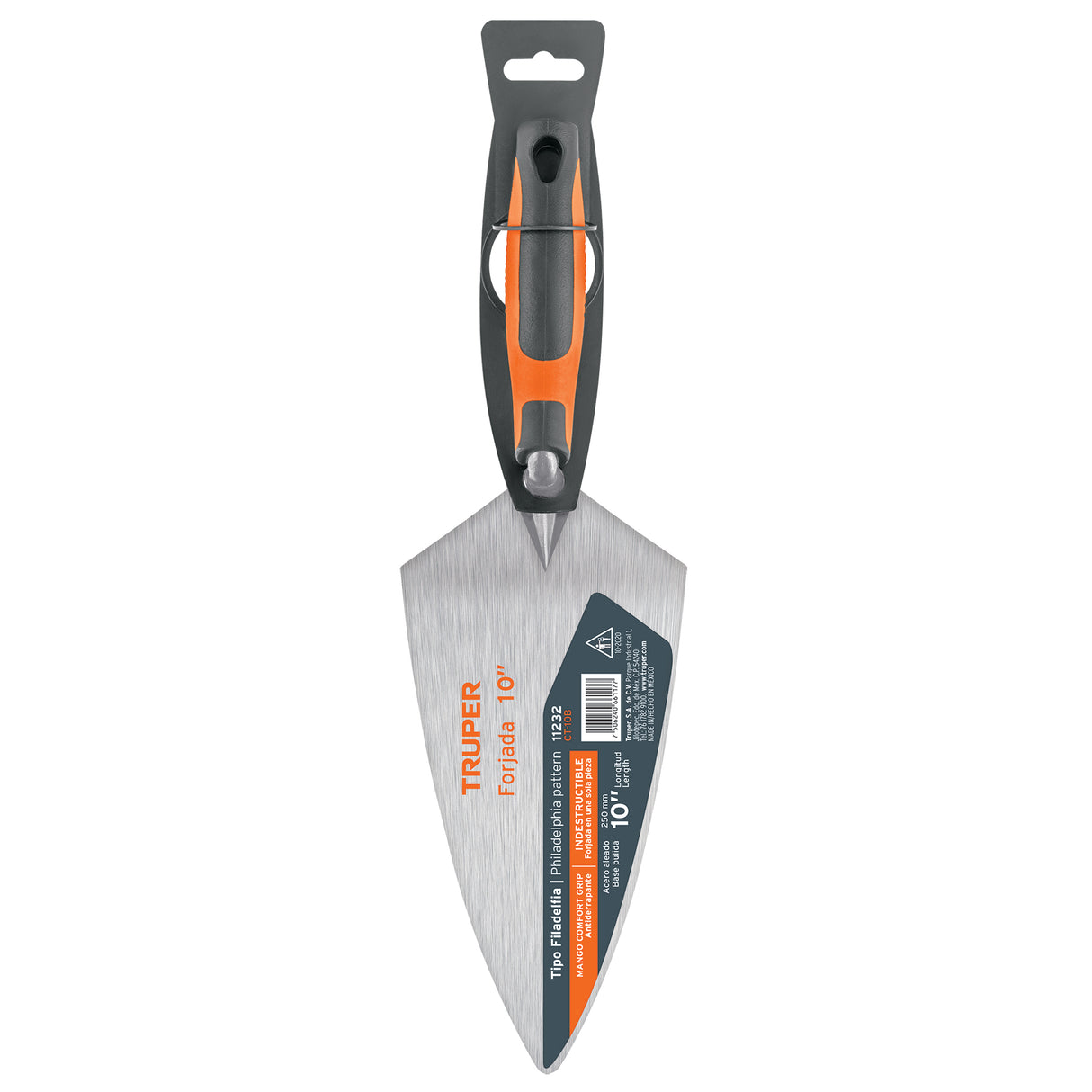 Cuchara para Albañil 10' Forjada Tipo Filadelfia, Mgo Comfort