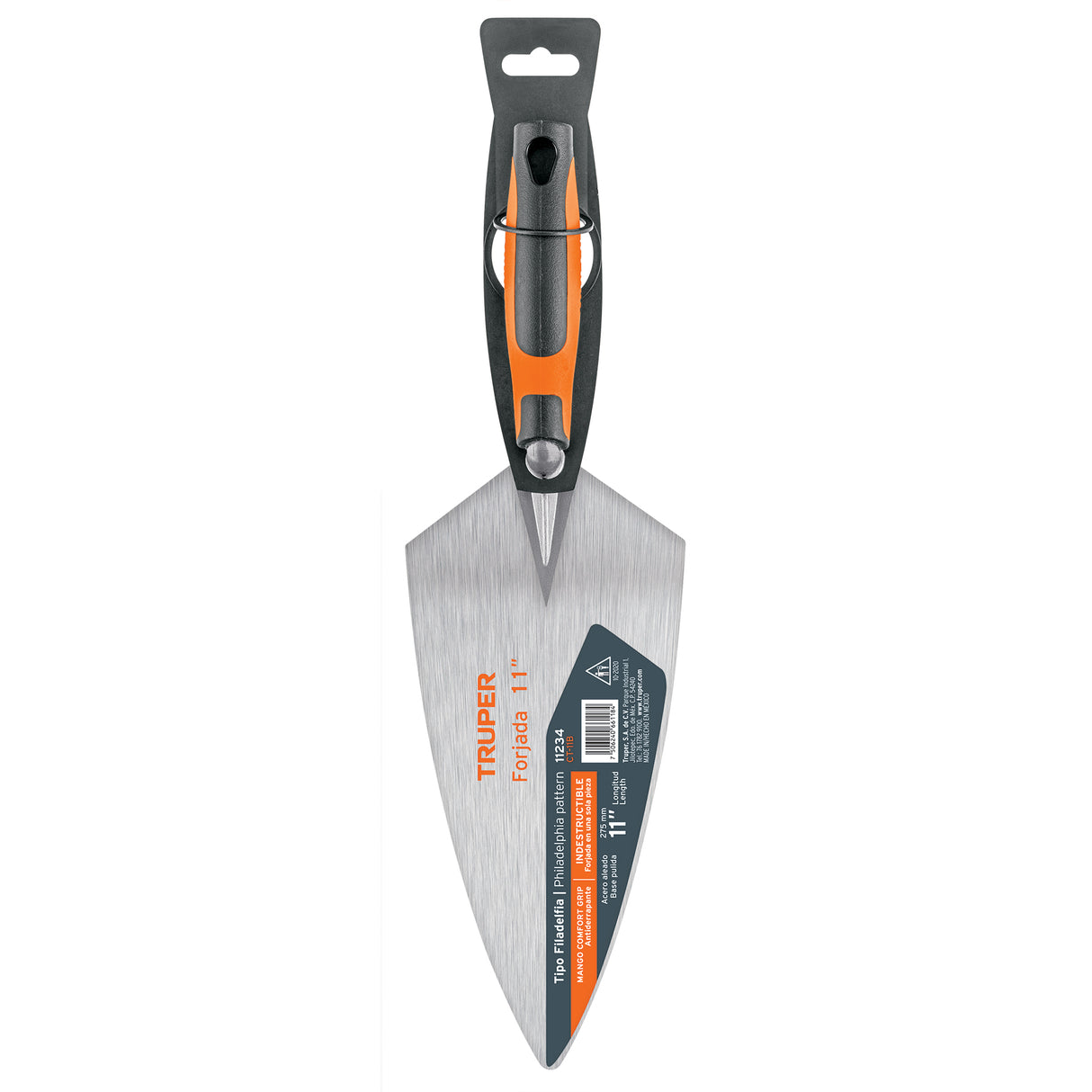 Cuchara para Albañil 11' Forjada Tipo Filadelfia, Mgo Comfort