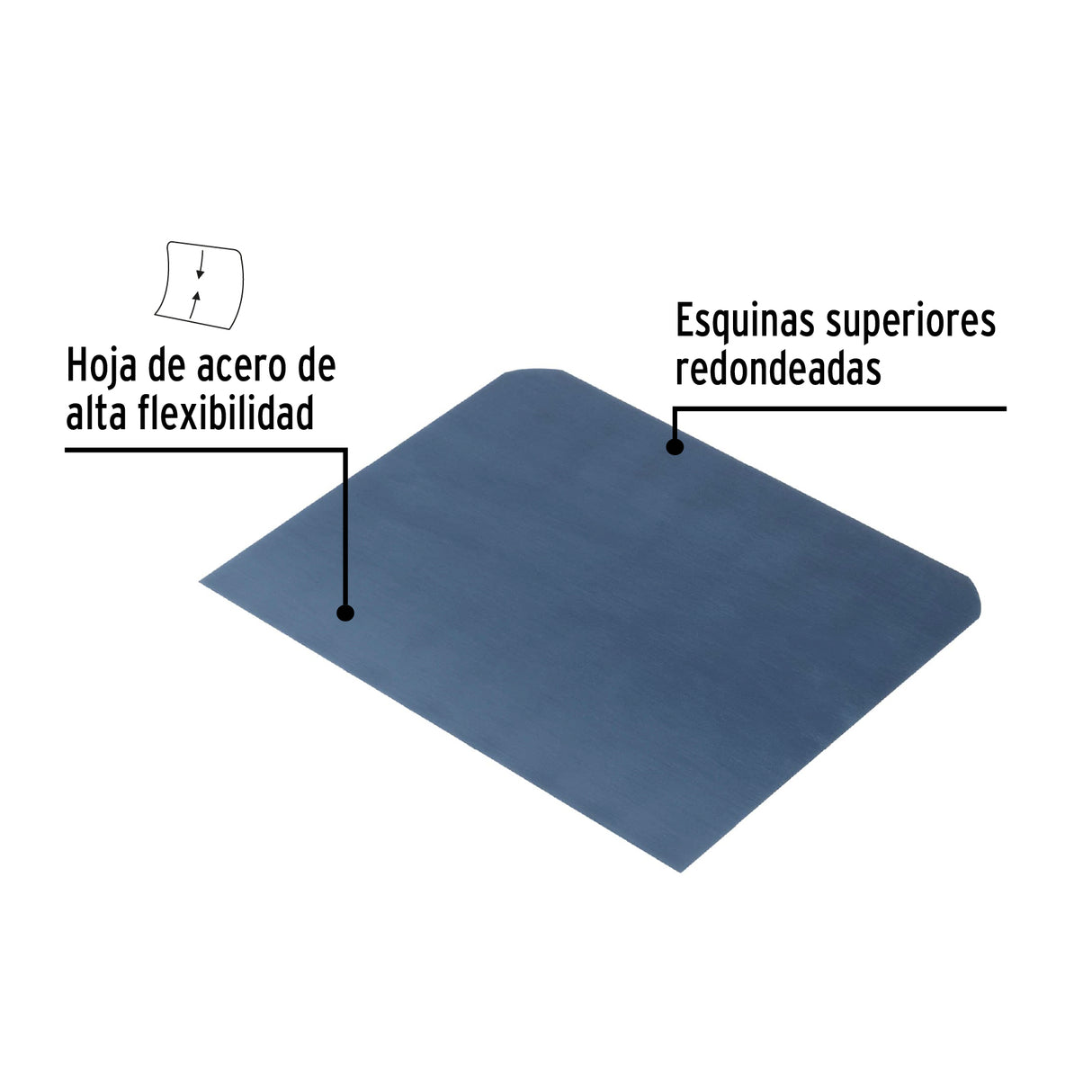 Cuña de 4' X 5' sin Mango, Bolsa con 20 Piezas, Pretul