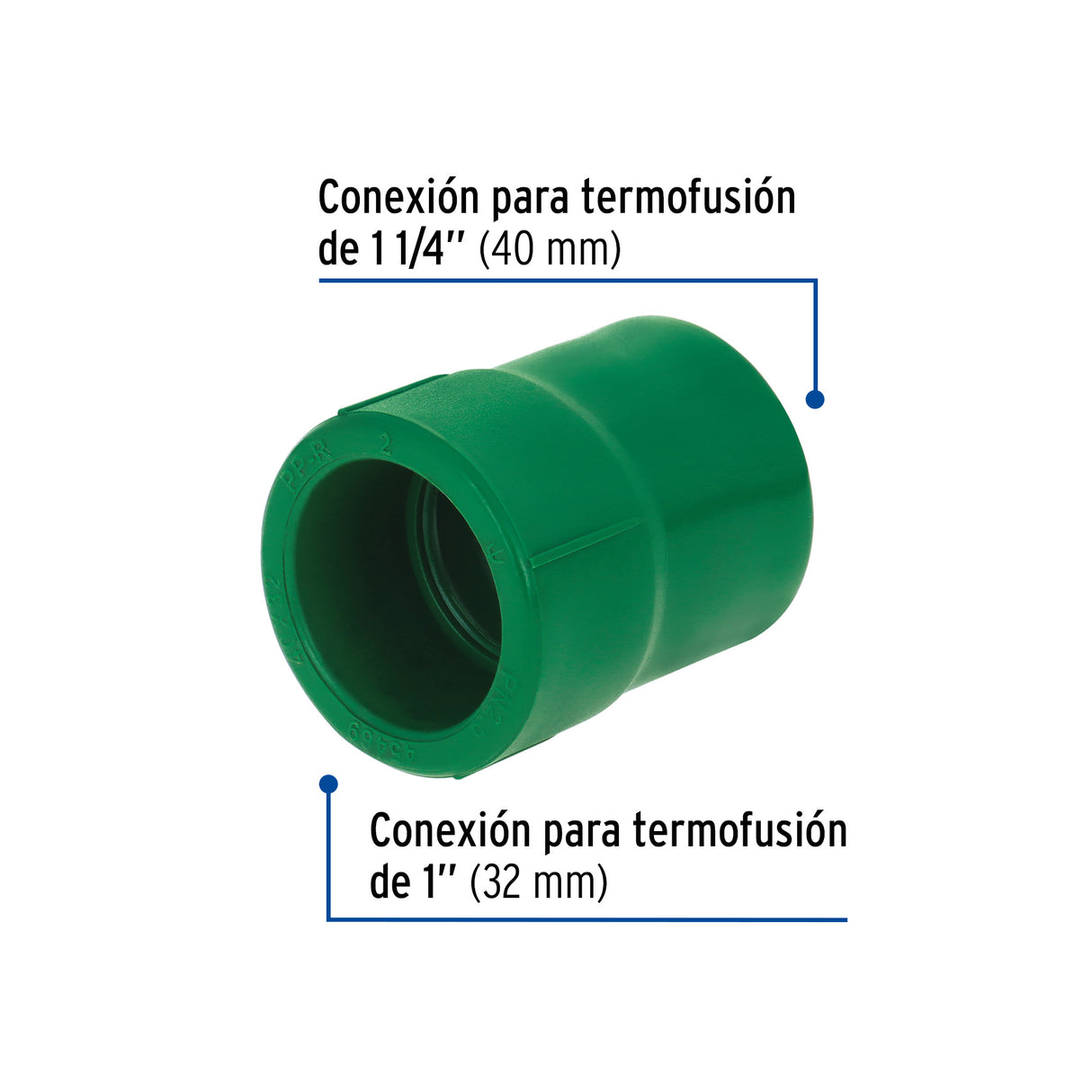 Reducción de PPR 1-1/4' X 1', Foset