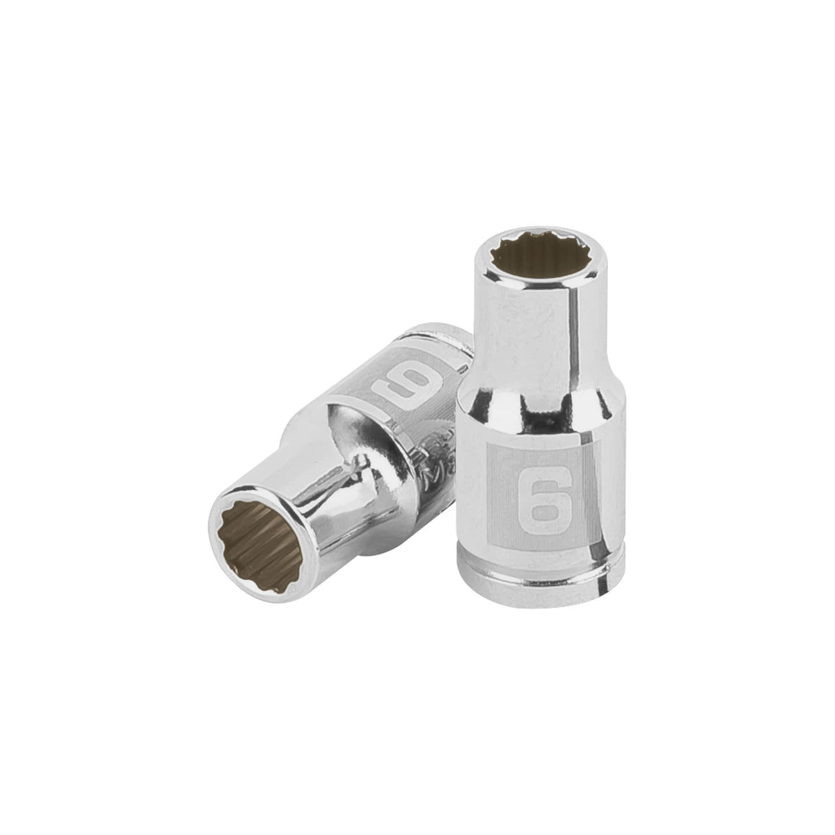 Dado de 6 mm, 12 Puntas, Cuadro 1/4', Truper