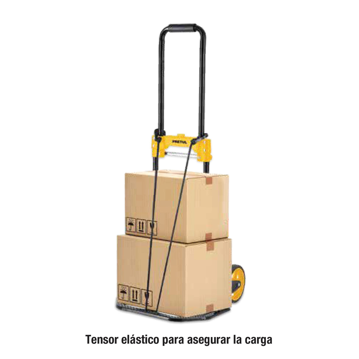 Diablo de Carga, Plegable, Acero, 60 kg, Pretul