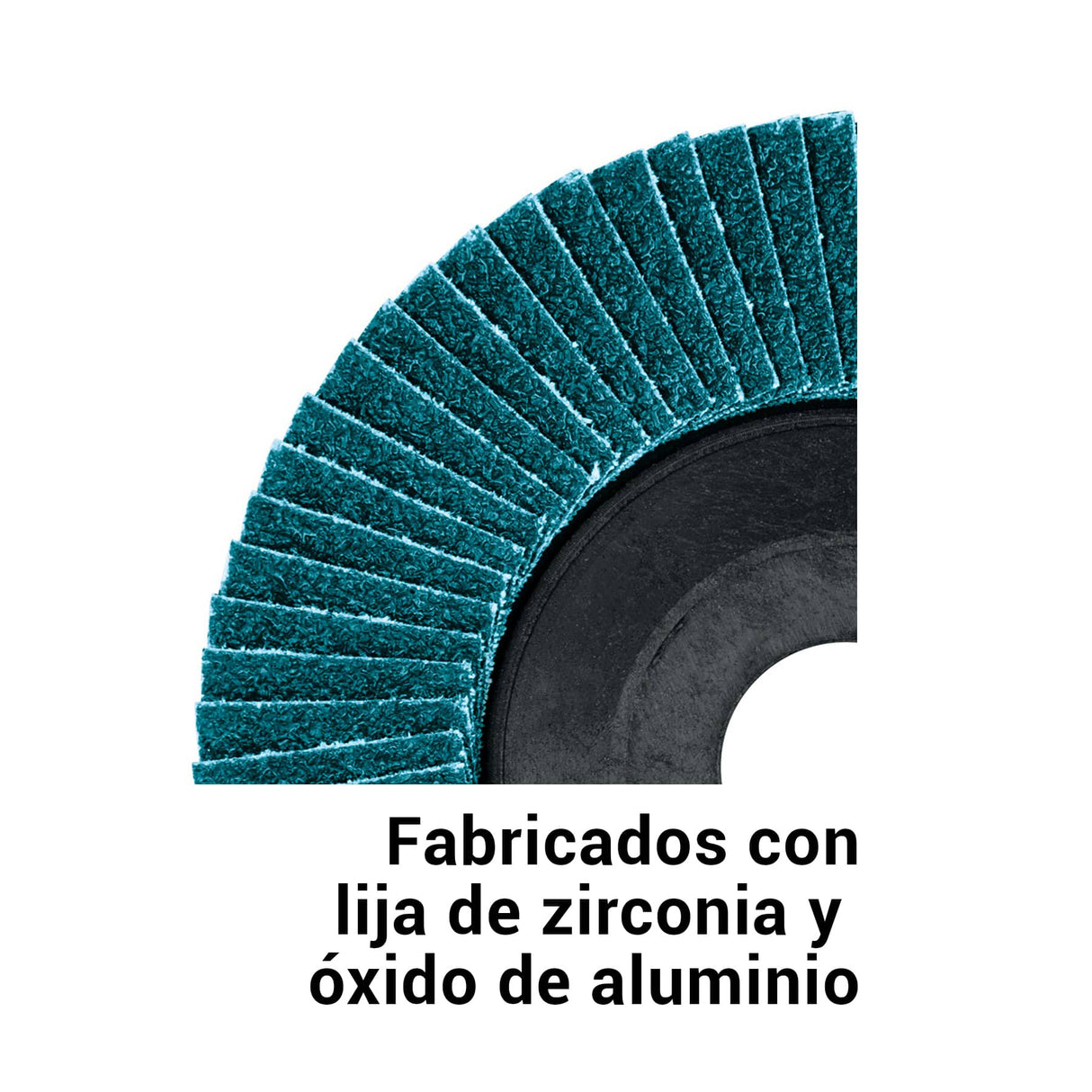 Disco Laminado 7' Grano 80 Centro 7/8', Plástico, Truper
