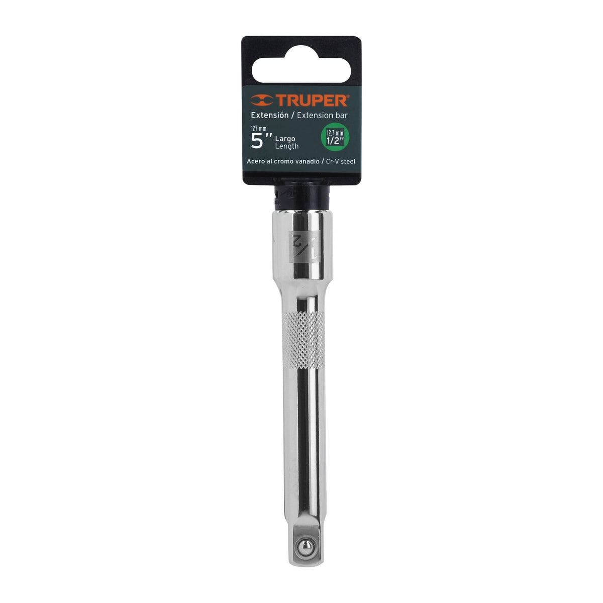 Extensión Cuadro 1/2' para Matraca, Largo 5', Truper