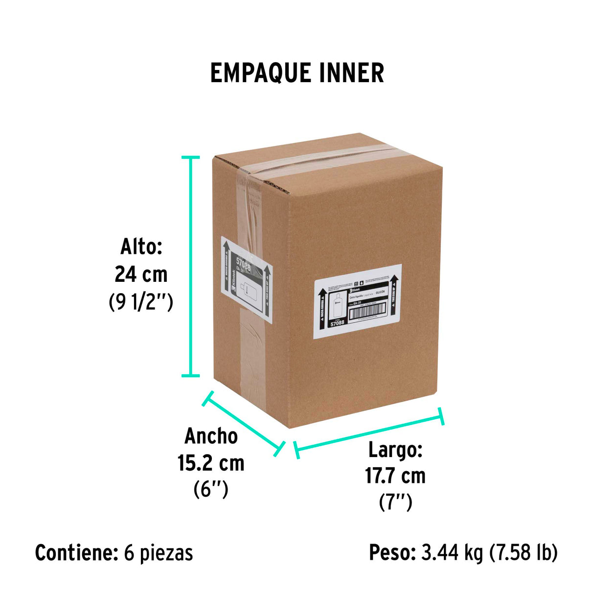 Cera Líquida de Silicón para Auto, 473 ml, Klintek