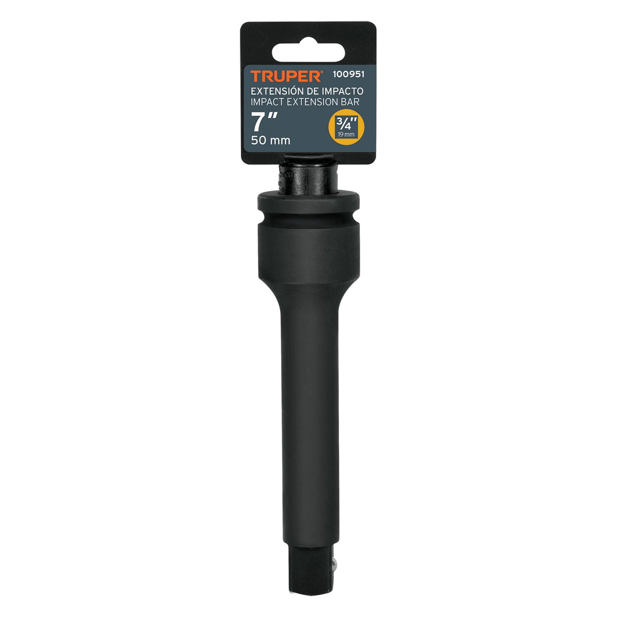Extensión de Impacto con Cuadro de 3/4', Largo 7', Truper