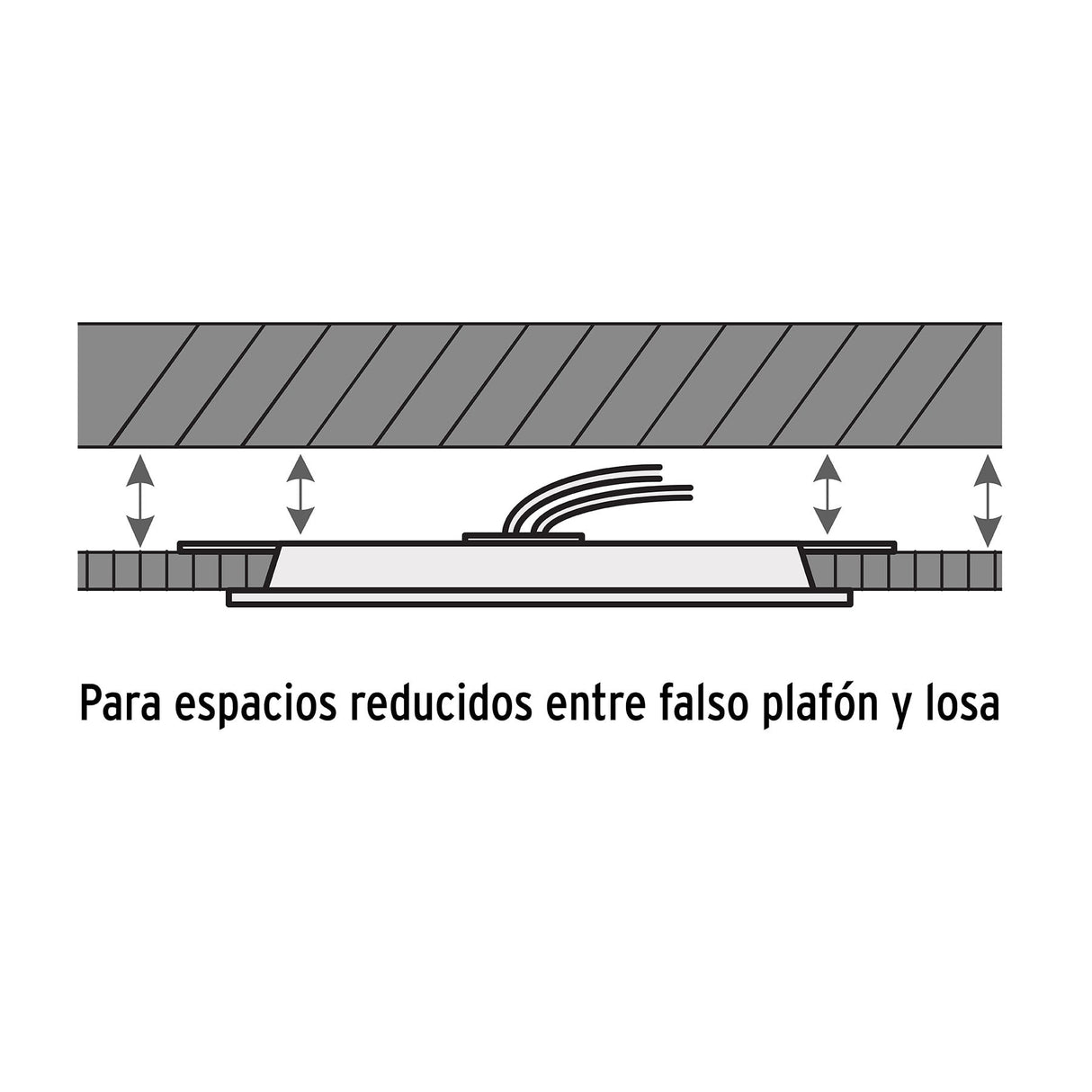 Luminario LED Plafón 18 W 6500K Ultradelgado Redondo, Volteck