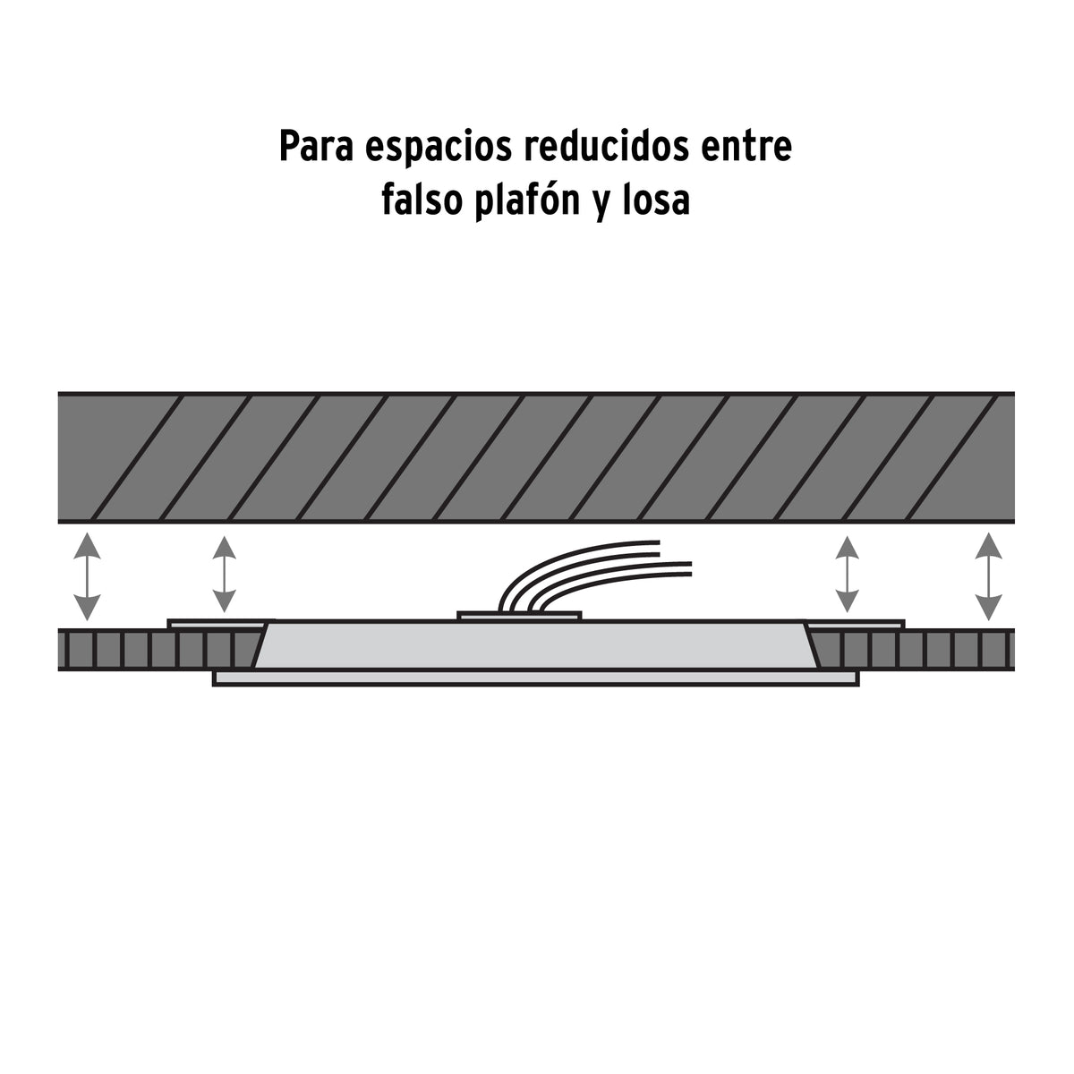 Luminario LED Plafón 15 W 6500K, Ajustable, Redondo, Volteck
