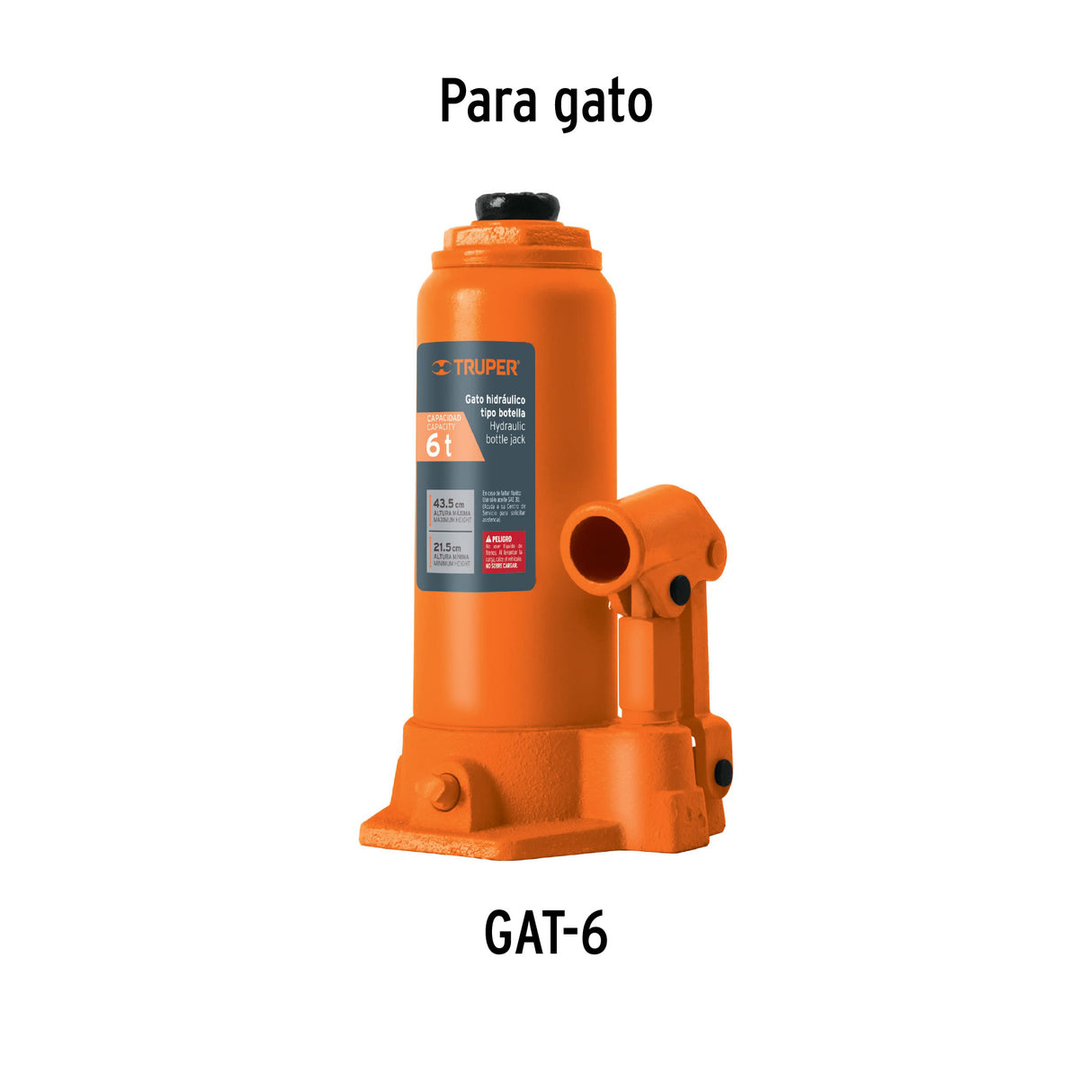 Empaques para Gato Hidráulico de Botella de 6 Ton, Truper