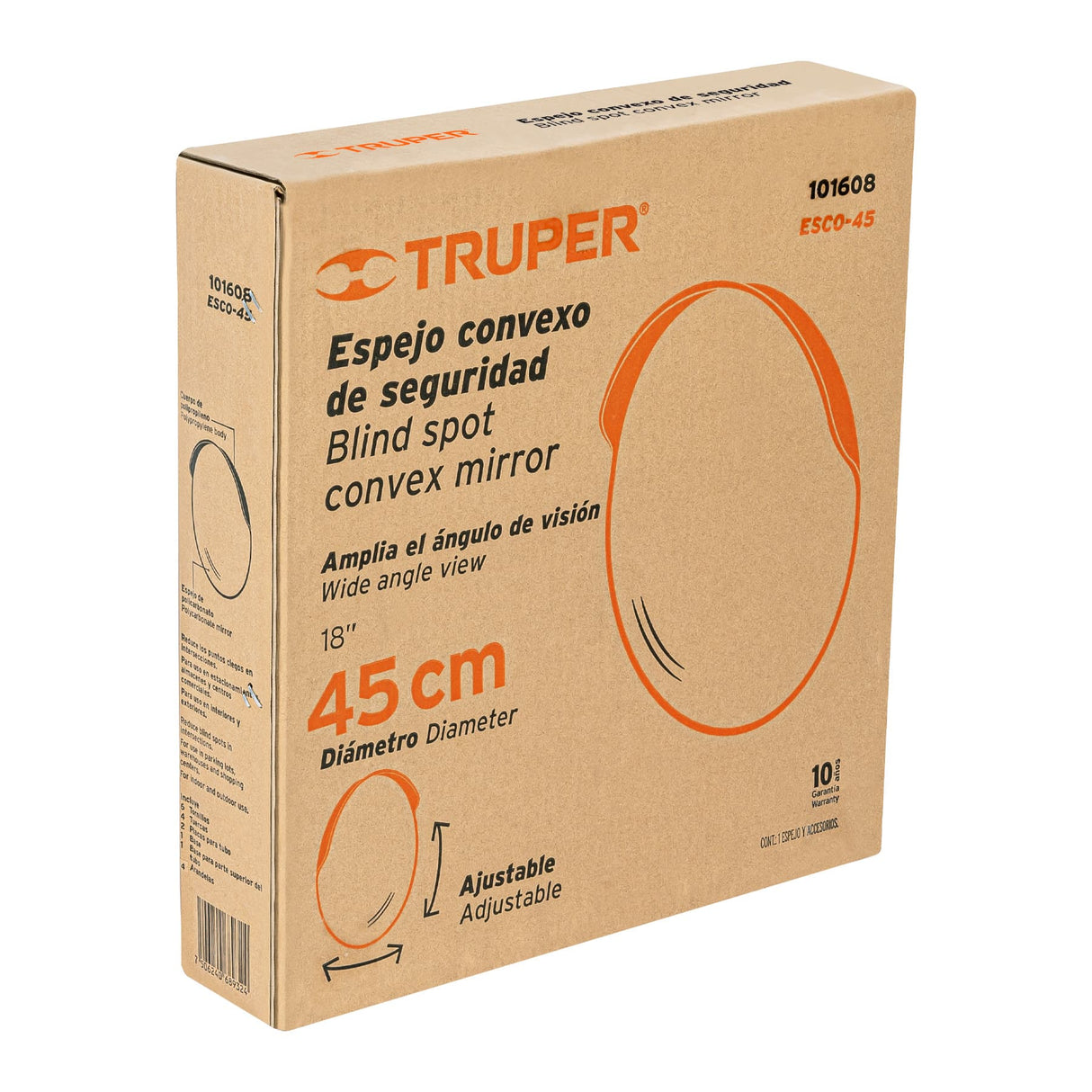 Espejo Convexo de 45 cm, Truper
