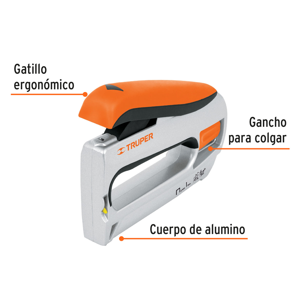 Engrapadora/Clavadora Tipo Pistola Uso Rudo, Truper