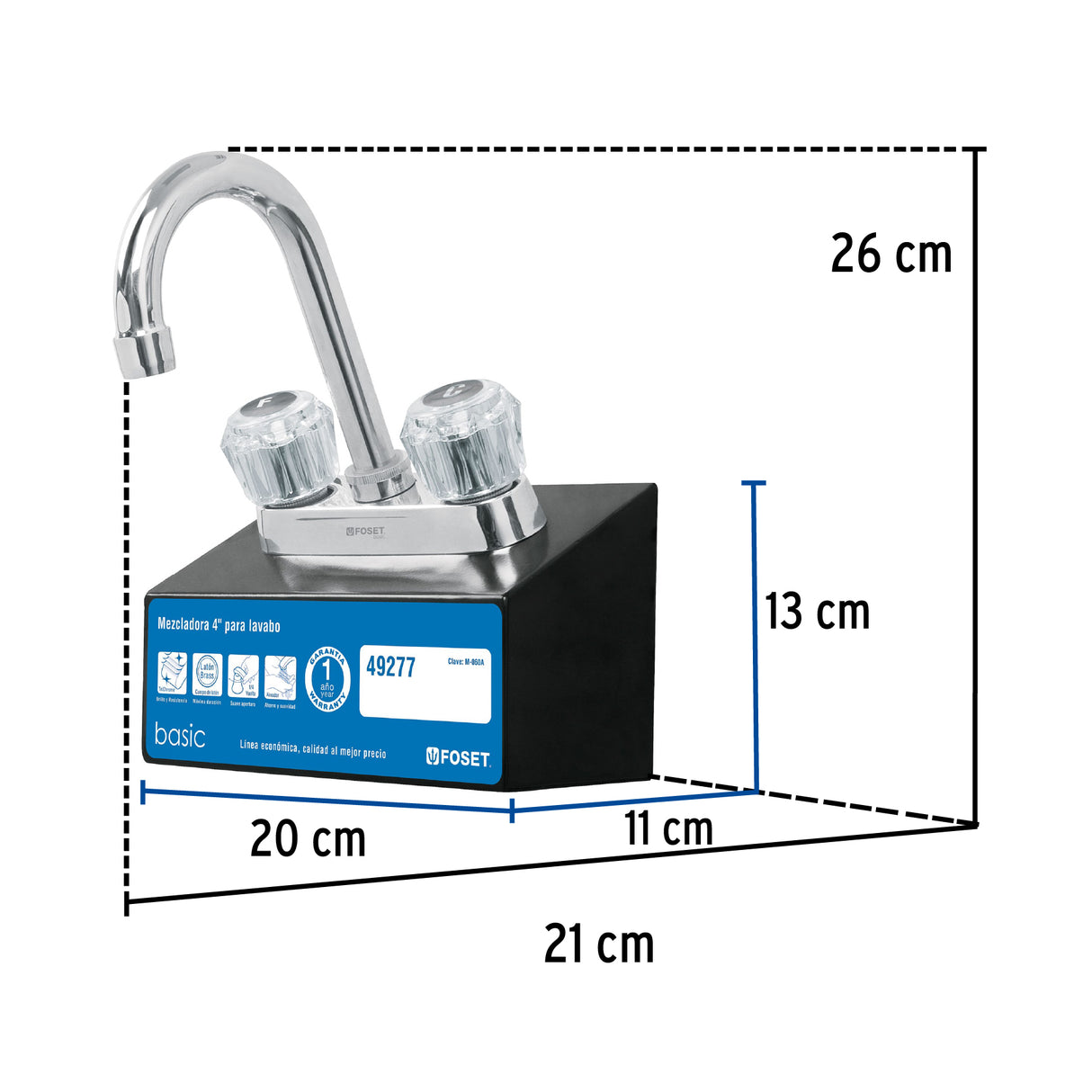 Exhibidor con Mezcladora M-060 a, Foset