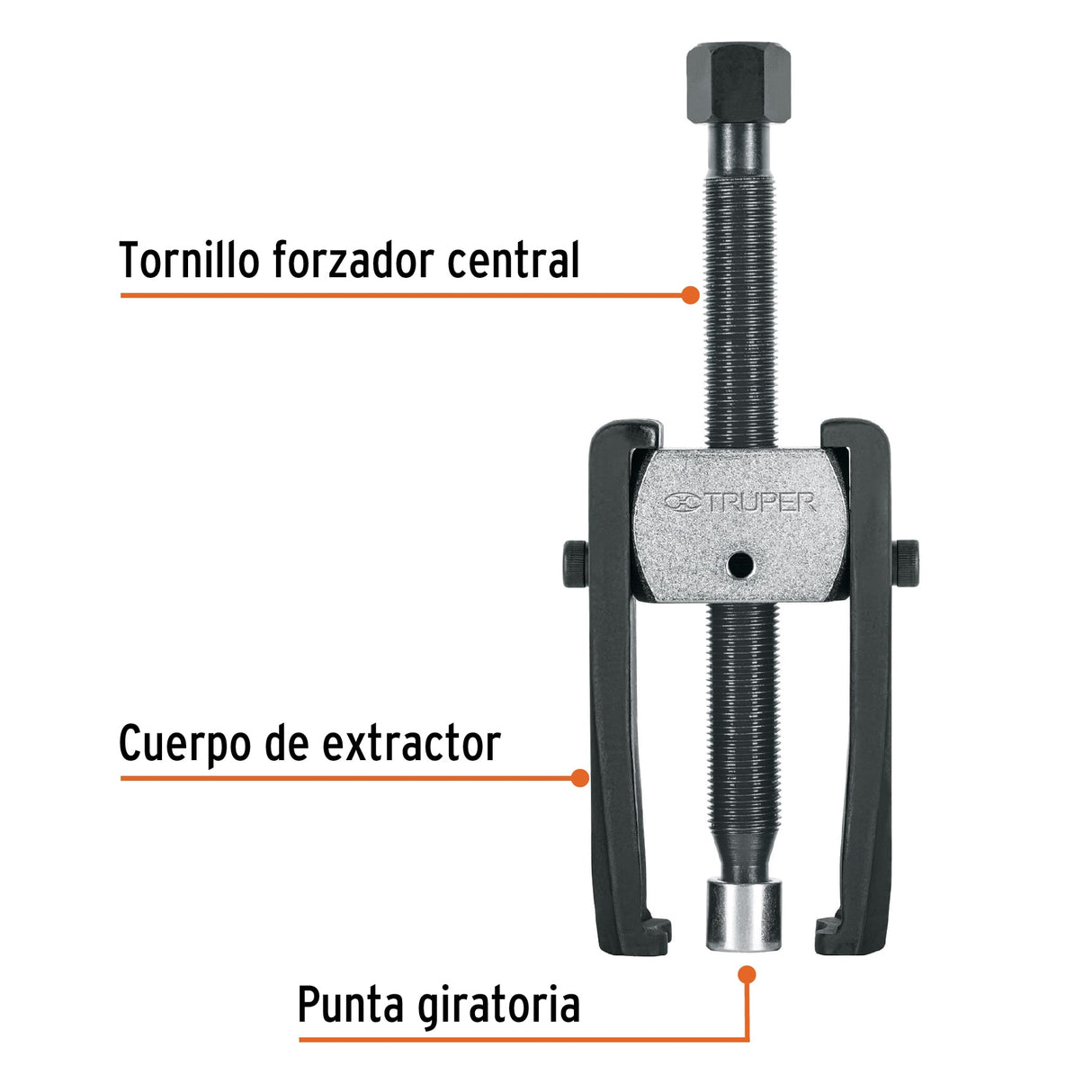 Extractor de Poleas, Pata de Cabra, Truper