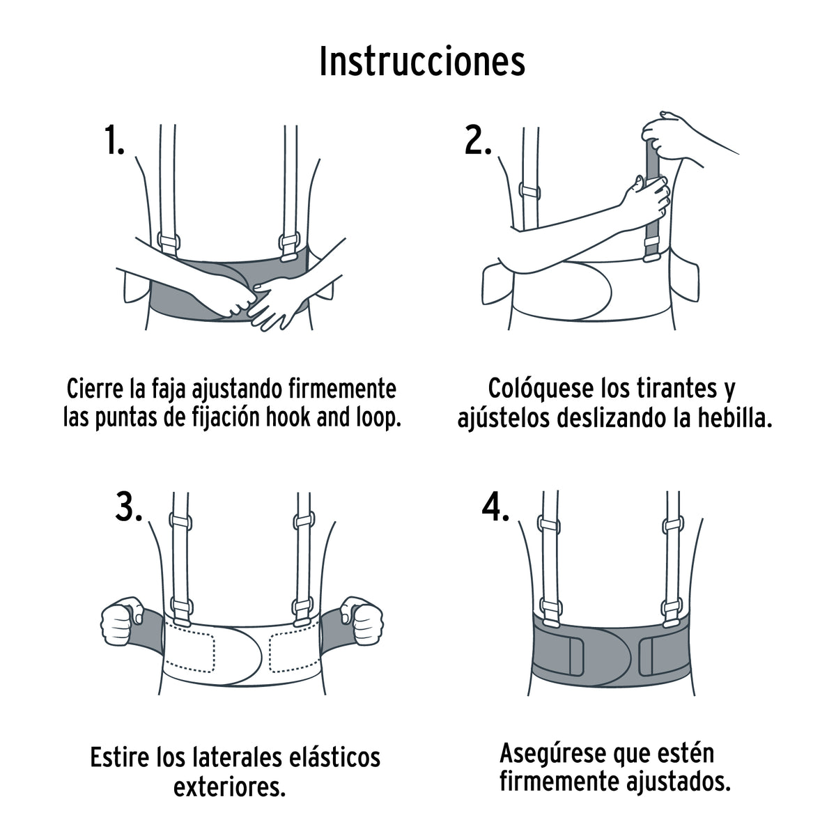 Faja Lumbar Naranja con Cintas de Alta Visibilidad, Xg, Truper