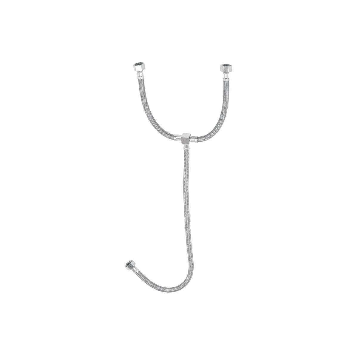 Manguera 'T' Lavabo/Fregadero, Vinilo, 1/2'x1/2'x1/2', 55 cm