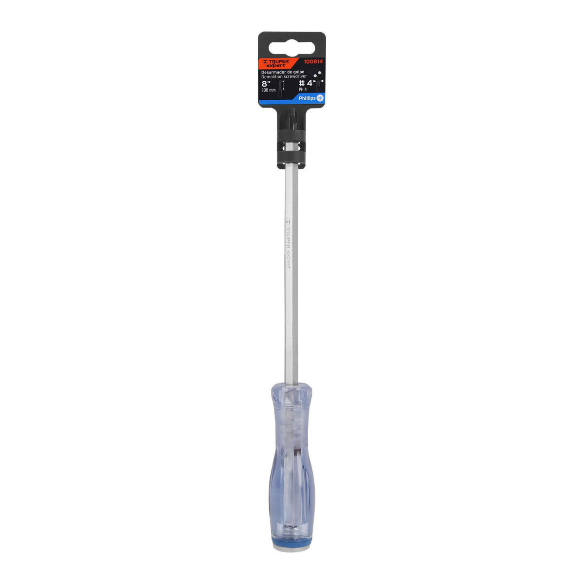 Desarmador de Cruz de Golpe 3/8' X 10', Truper Expert
