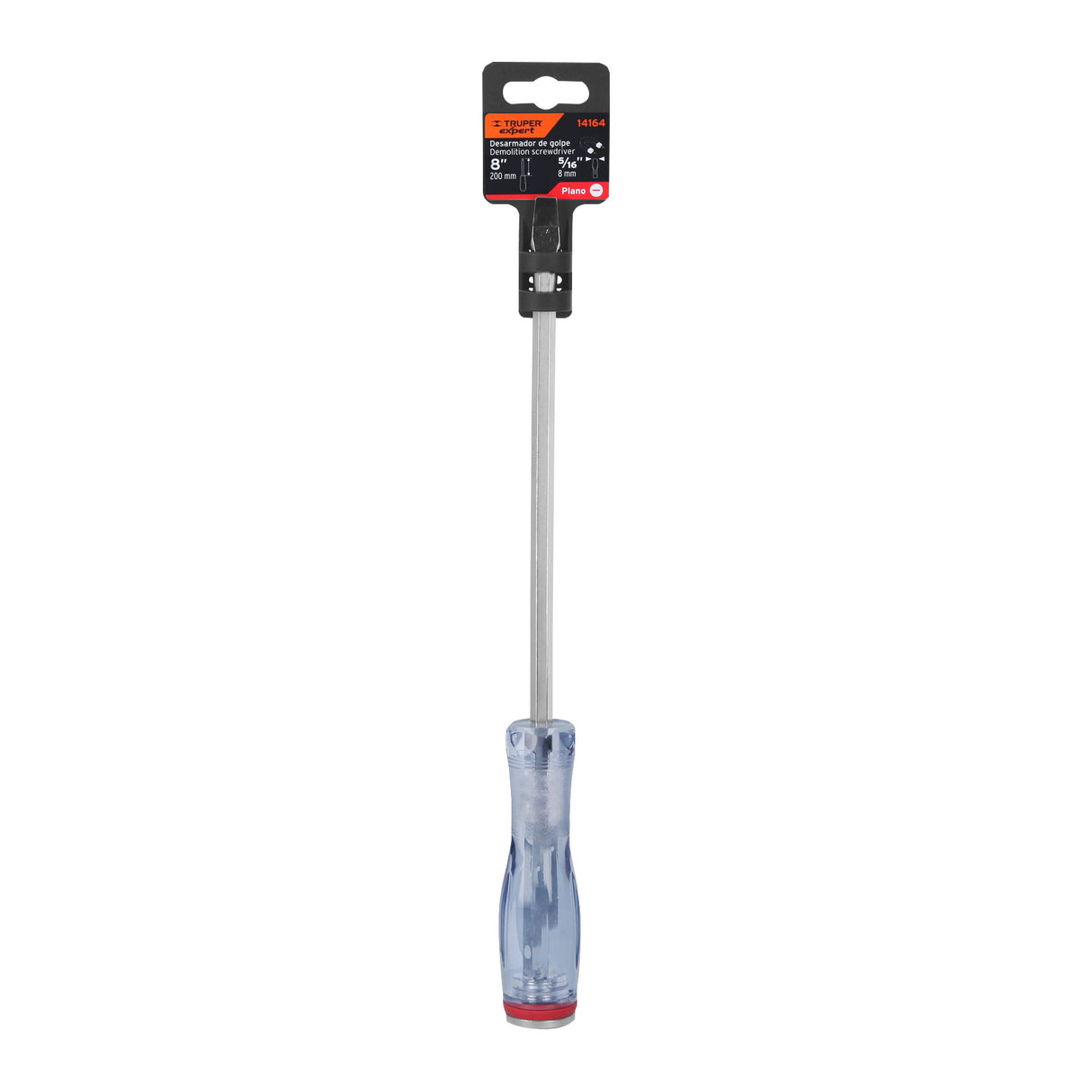 Desarmador Plano de Golpe 5/16' X 8', Truper Expert
