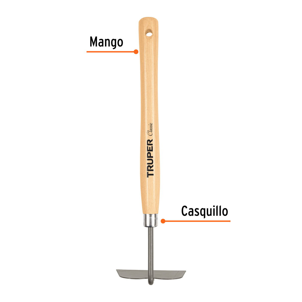 Azadón para Jardín, Mango de 12-1/4', Truper