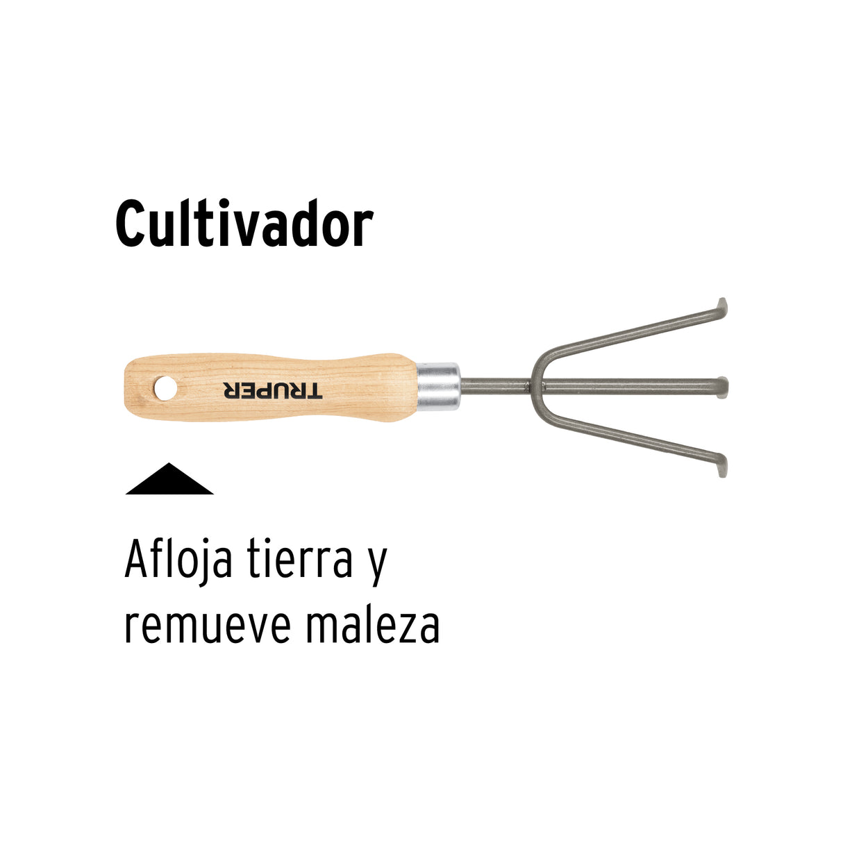 Cultivador para Jardín, Mango de 6', Truper