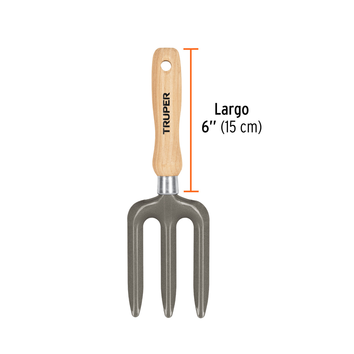 Bieldo para Jardín, Mango de 6', Truper