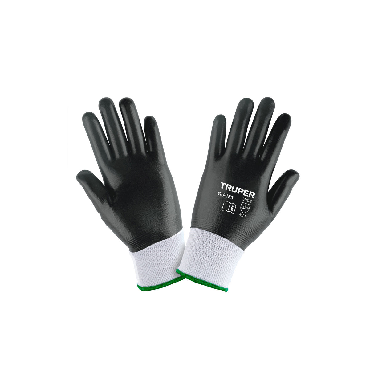 Guantes de Poliéster Recubiertos de Nitrilo, g, Truper