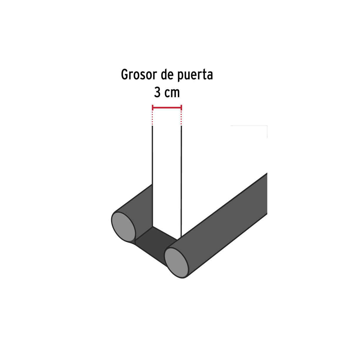 Guardapolvo con Funda 95 cm, Negro, Hermex