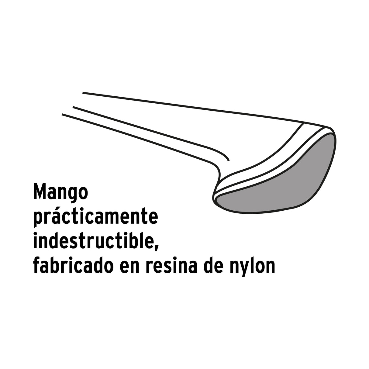 Hacha para Rajar Madera 4 lb Mango de Nylon de 36', Truper