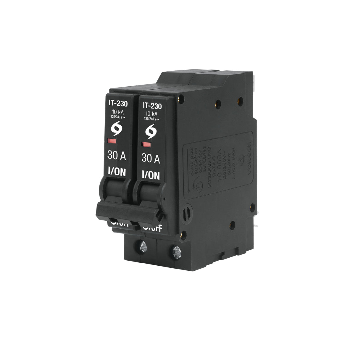 Interruptor de 2 Polos 30 a, Enchufable, a Granel, Volteck