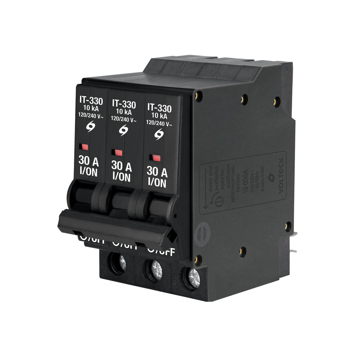 Interruptor de 3 Polos 30 a, Enchufable, Volteck