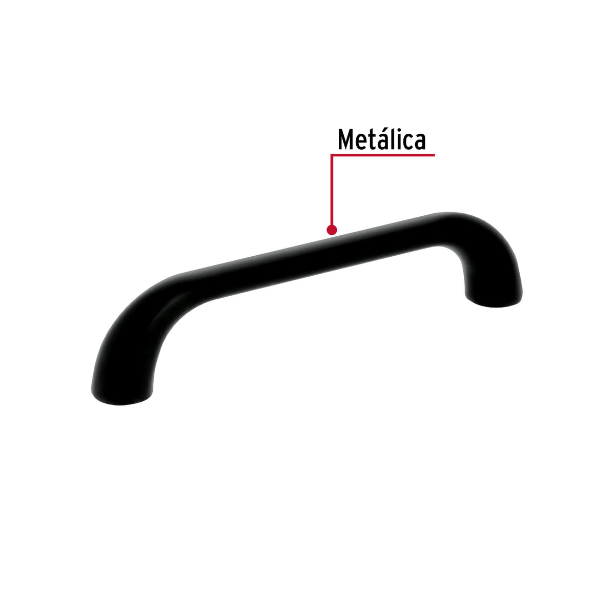 Jaladera de 96 mm, , Línea Cádiz, Negro, Hermex