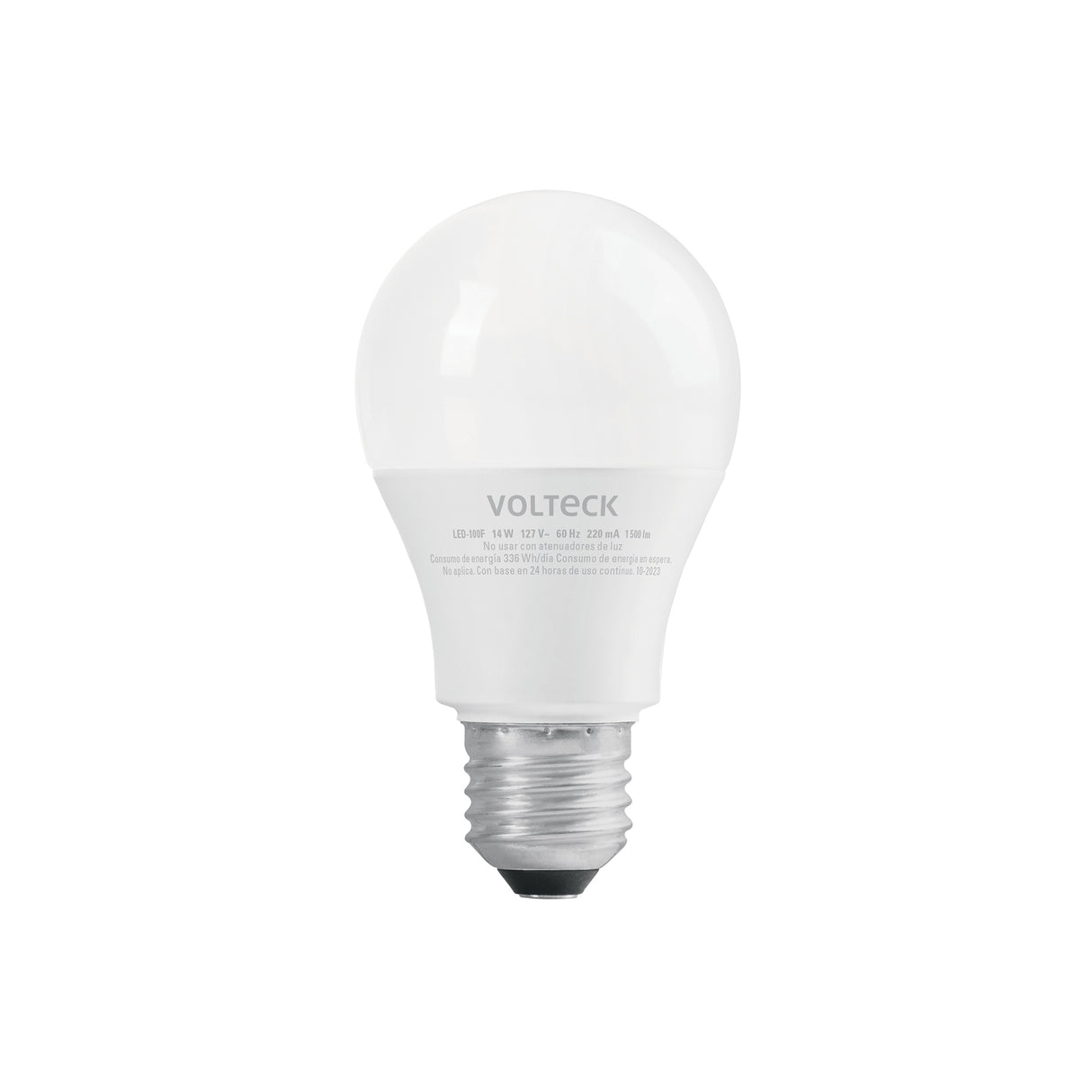 Foco LED 14 W (100 W) A19, 6500K Blanca Fría, 1500 Lm, Caja