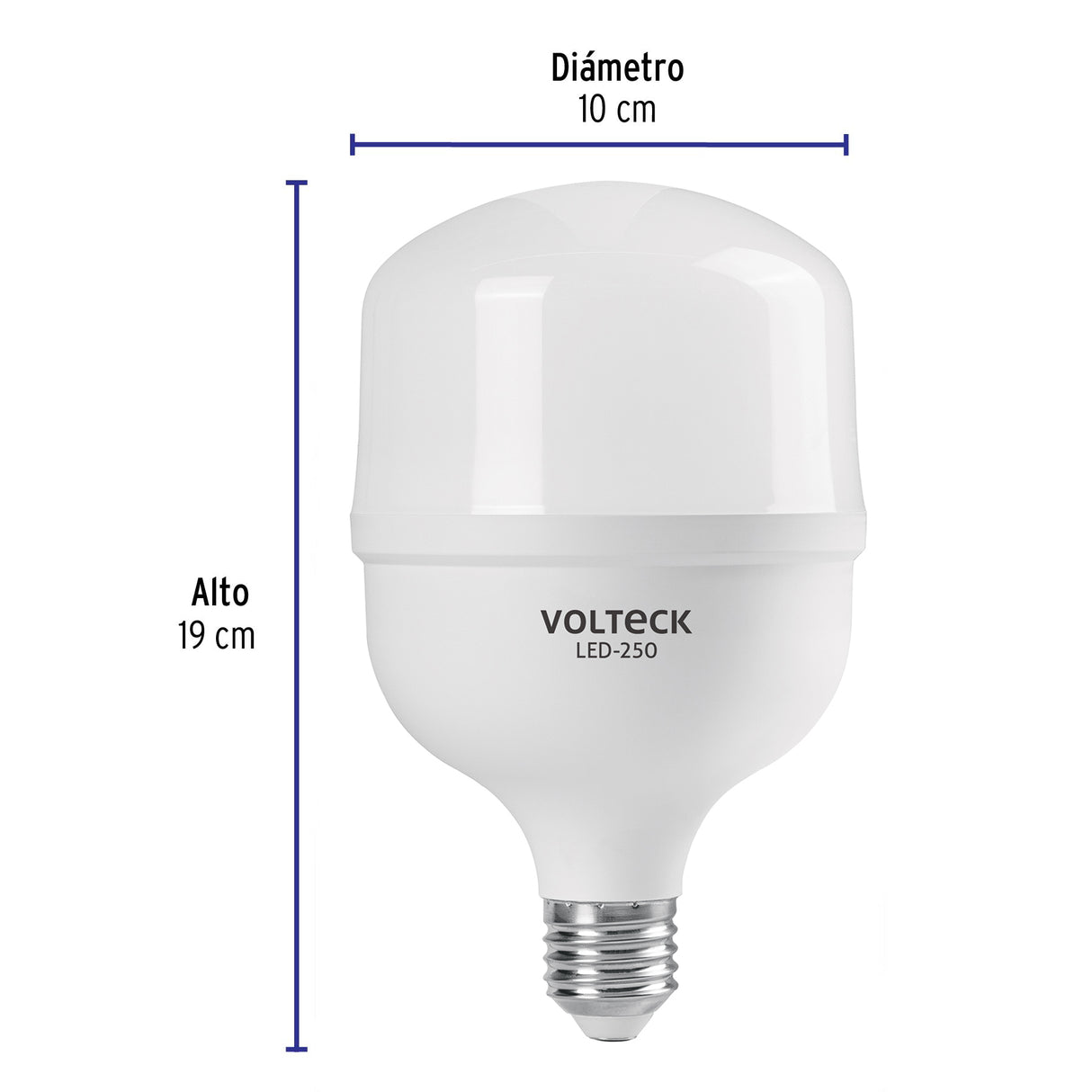 Foco LED Alta Potencia 30 W (250 W) 6500K Blanca Fría, E26