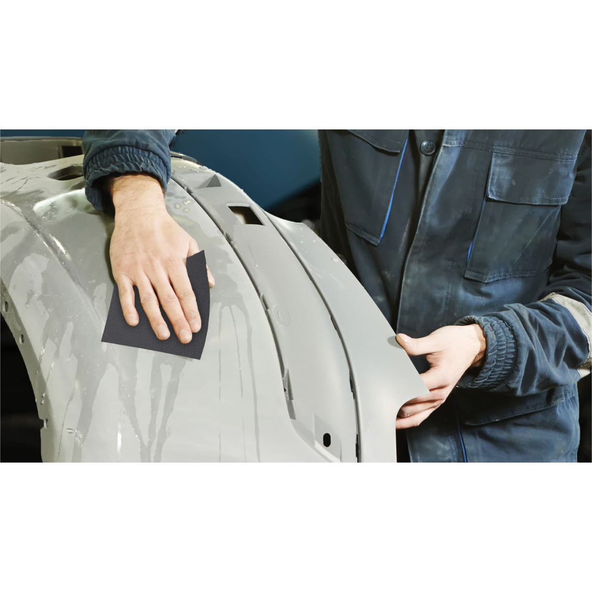 Lija de Agua Grano 120 de Carburo de Silicio, Truper