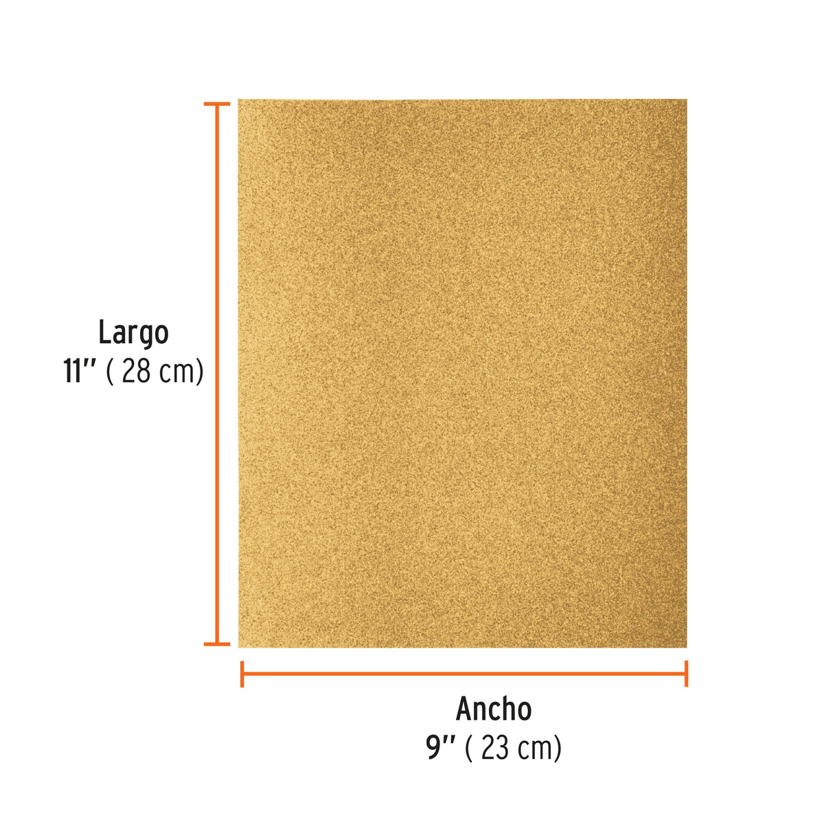 Lija para Madera Papel Cabinet, Grano 120, Truper
